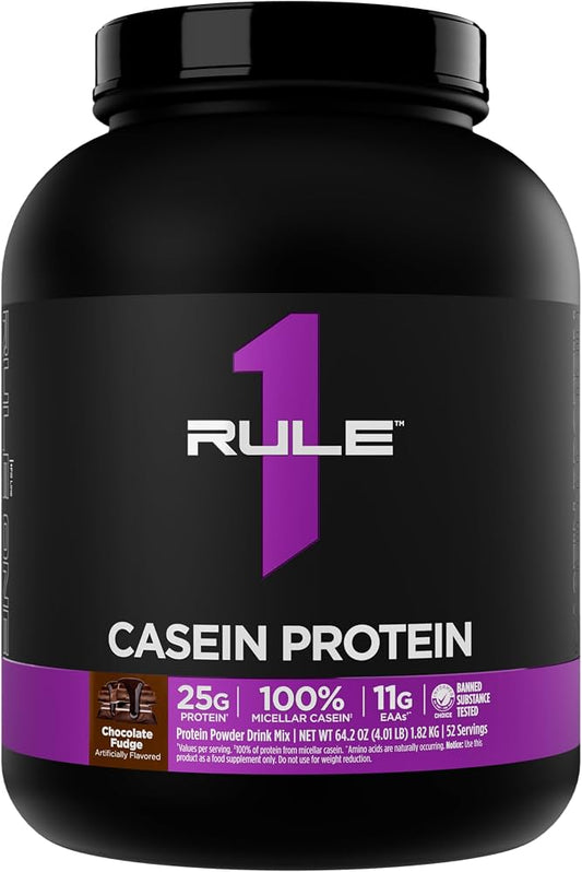 Proteína de Caseína Rule 1 Chocolate Fudge 4.2 Lbs (1.87 kg)